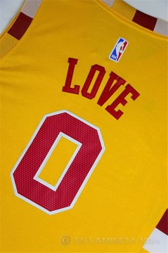 Camiseta Love #0 Cleveland Cavaliers Amarillo