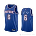 Camiseta Elfrid Payton #6 New York Knicks Statement 2020-21 Azul