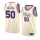 Camiseta Emeka Okafor #50 Philadelphia 76ers Ciudad 2018 Crema