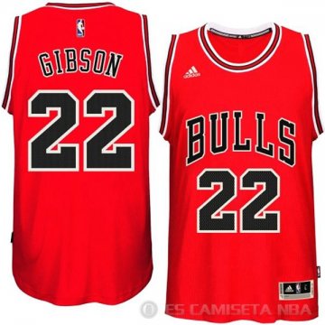 Camiseta Gibson #22 Chicago Bulls Rojo