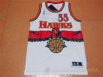 Camiseta Mutombo #55 Atlanta Hawks Blanco