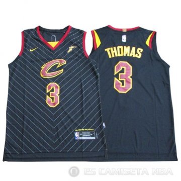 Camiseta Isaiah Thomas #3 Cleveland Cavaliers Statement 2017-18 Negro