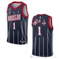Camiseta Jabari Smith JR. #1 Houston Rockets Ciudad 2022-23 Negro