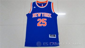 Camiseta Knicks #25 Rose Azul