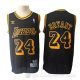 Camiseta Kobe Bryant #24 Los Angeles Lakers Retro Hardwood Classics Negro