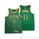 Camiseta Kyrie Irving #11 Boston Celtics Ciudad Verde