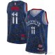 Camiseta Kyrie Irving NO 11 Brooklyn Nets Select Series Azul