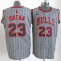 Camiseta Jordan #23 Bulls 2013 Moda Estatica Gris