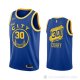 Camiseta Stephen Curry #30 Golden State Warriors Hardwood Classics 2020-21 Azul
