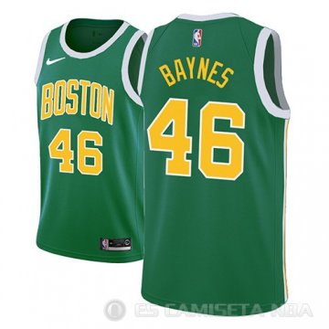 Camiseta Aron Baynes #46 Boston Celtics Earned 2018-19 Verde