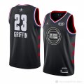 Camiseta Blake Griffin #23 All Star 2019 Detroit Pistons Negro