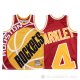 Camiseta Charles Barkley #4 Houston Rockets Mitchell & Ness Big Face Rojo