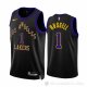 Camiseta D'Angelo Russell #1 Los Angeles Lakers Ciudad 2023-24 Negro