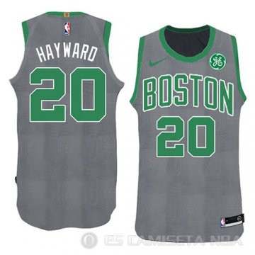 Camiseta Gordon Hayward #20 Boston Celtics Navidad 2018 Verde