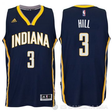 Camiseta Hill #3 Indiana Pacers Azul