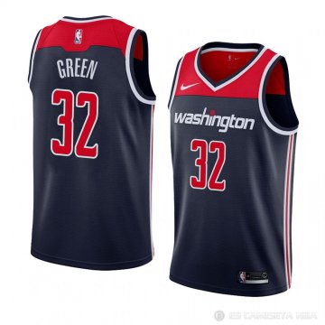 Camiseta Jeff Green #32 Washington Wizards Statement 2018 Negro