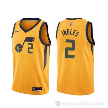 Camiseta Joe Ingles #2 Utah Jazz Statement Amarillo