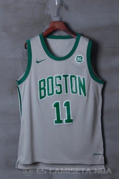 Camiseta Kyrie Irving #11 Boston Celtics Ciudad Gris