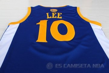 Camiseta Lee #10 Golden State Warriors Azul
