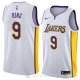 Camiseta Luol Deng #9 Los Angeles Lakers Association 2018 Blanco