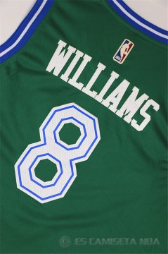 Camiseta Williams #8 Dallas Mavericks Verde