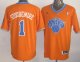 Camiseta Stoudemire #1 Knicks 2013 Navidad Naranja