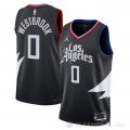 Camiseta Russell Westbrook #0 Los Angeles Clippers Statement 2022-23 Negro