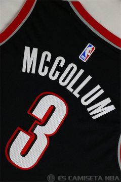 Camiseta Mccollum #3 Portland Trail Blazers Negro