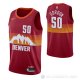 Camiseta Aaron Gordon NO 50 Denver Nuggets Ciudad 2020-21 Rojo