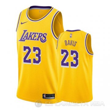 Camiseta Anthony Davis #23 Los Angeles Lakers Icon 2019-20 Amarillo