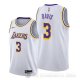 Camiseta Anthony Davis #3 Los Angeles Lakers Association 2019 Blanco