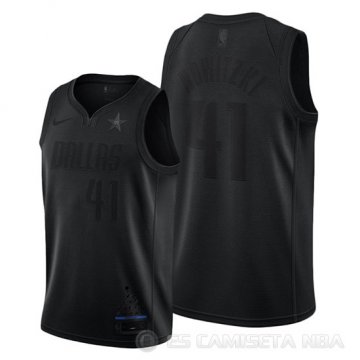 Camiseta Dirk Nowitzki #41 Dallas Mavericks MVP Negro