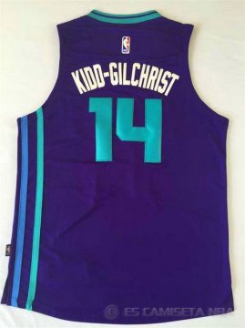 Camiseta Kidd-Gilchrist #14 Charlotte Hornets Purpura