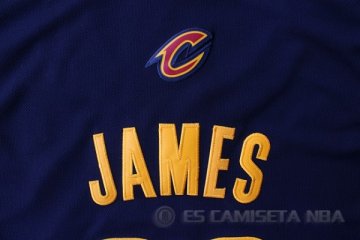 Camiseta James #23 Cleveland Cavaliers Azul