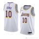 Camiseta Jemerrio Jones #10 Los Angeles Lakers Association 2018-19 Blanco