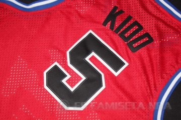 Camiseta Kidd #5 Brooklyn Nets Rojo