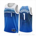 Camiseta Kyle Anderson #1 Minnesota Timberwolves Ciudad 2023-24 Azul