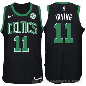 Camiseta Kyrie Irving #11 Boston Celtics 2017-18 Negro
