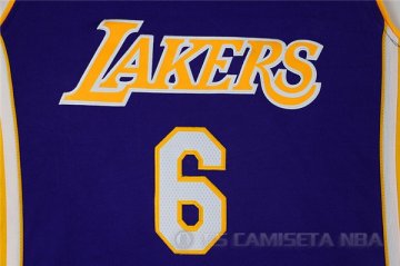 Camiseta Clarkson #6 Los Angeles Lakers Purpura