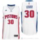 Camiseta Leuer #30 Detroit Pistons Blanco