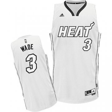 Camiseta Wade #3 Heats 2012 Navidad Blanco