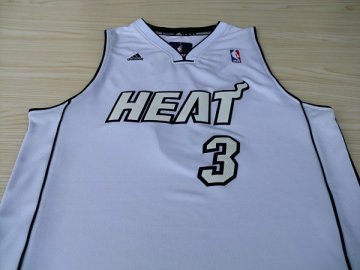Camiseta Wade #3 Heats 2012 Navidad Blanco