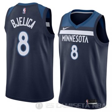 Camiseta Nemanja Bjelica #8 Minnesota Timberwolves Icon 2018 Azul