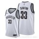Camiseta Nicolas Claxton #33 Brooklyn Nets Association 2019-20 Blanco