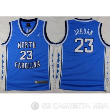 Camiseta Ninos North Jordan #23 NCAA Azul