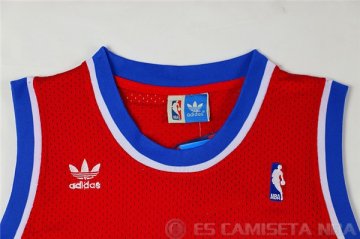 Camiseta Rodman #10 Detroit Pistons Rojo