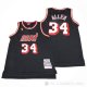 Camiseta Ray Allen #34 Miami Heat Mitchell & Ness 2012-13 Negro