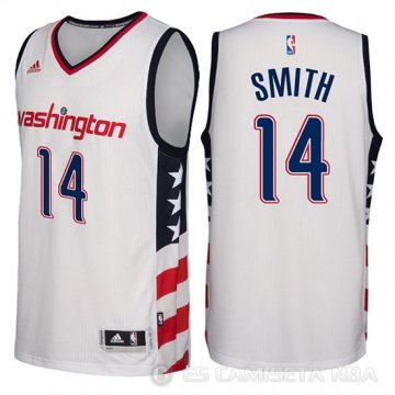 Camiseta Smith #14 Washington Wizards Blanco 2016-17