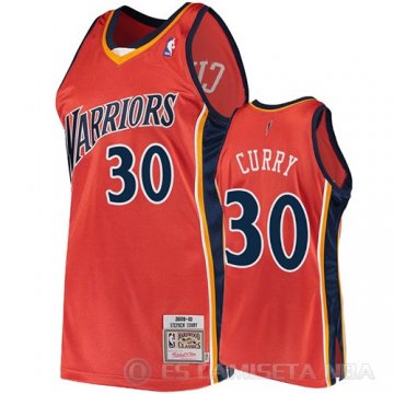 Camiseta Stephen Curry #30 Golden State Warriors 2009-10 Hardwood Classics Naranja