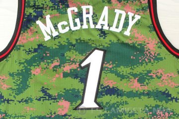 Camiseta Tracy Mcgrady #1 Toronto Raptors Verde